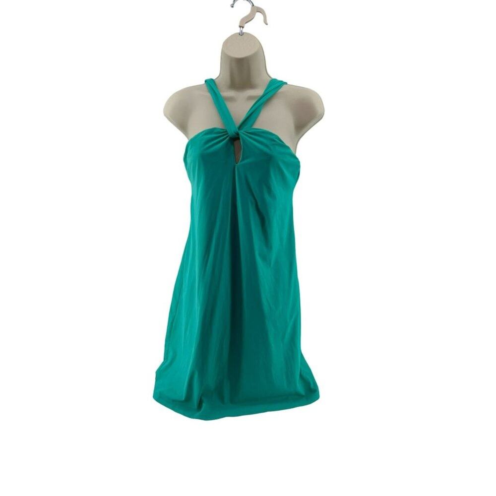 Athleta KiKi Swim Dress Catalina Green Womens Small